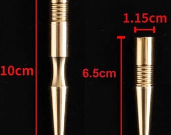 Bocchino per sigarette lungo e corto in ottone e pipa da tabacco con 4 tipi di filtro - SNEEK A TOKE