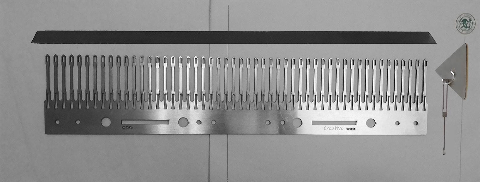Cosensi - Crochet Blanc Outil Clic Pour Machine à Tricoter Jauge Standard 14cm Accessoire De Tricot Aiguilles A Tricoter Fournitures De Tricot
