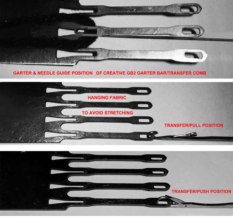 GB2 1/3 Full Bed Garter Bar Transfer Tool Comb+cap+opener for 6.5mm or ...