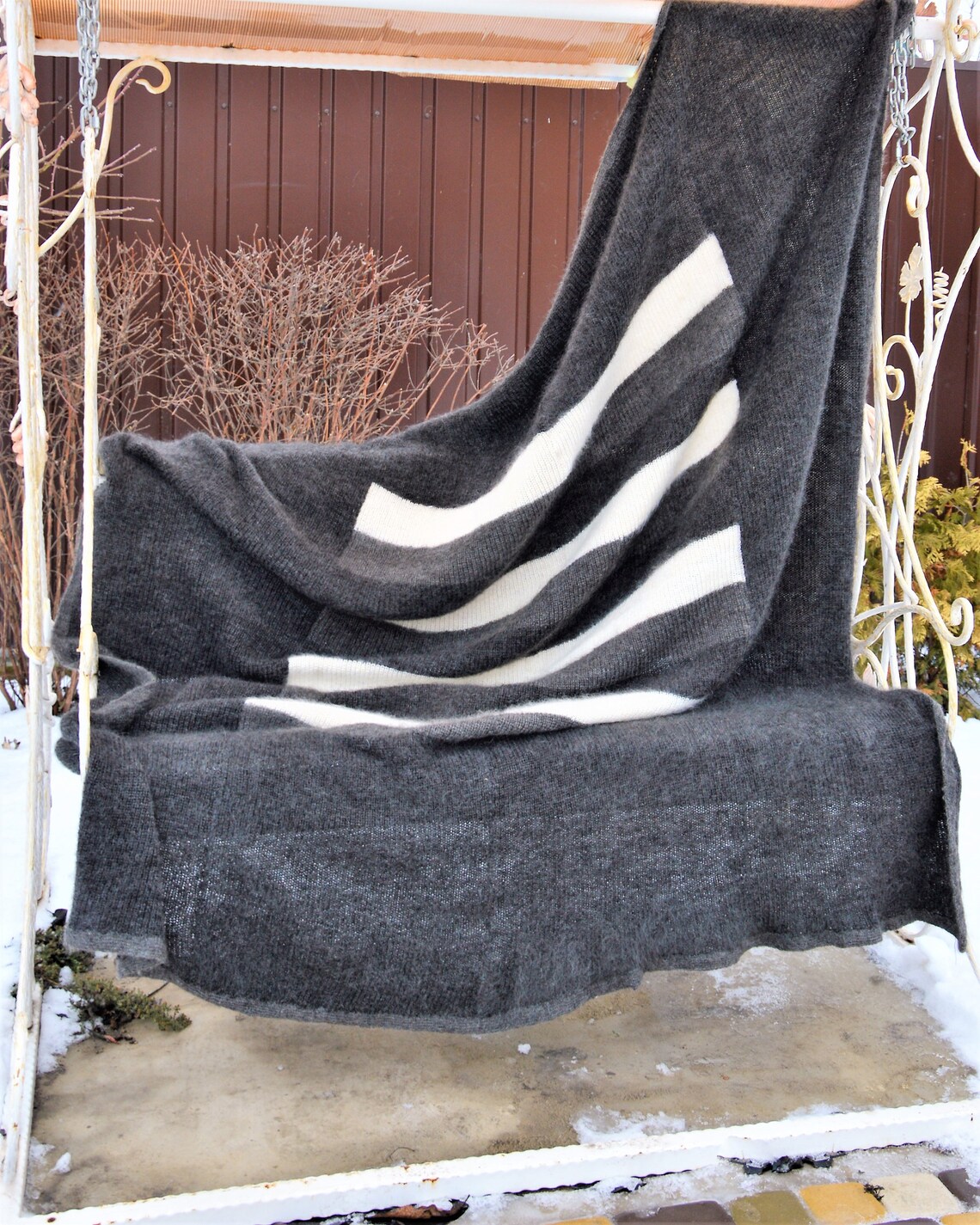 Duvet blanket made of natural 100 goat down goat wool Etsy