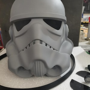 stormtrooper helmet kit, ready to paint