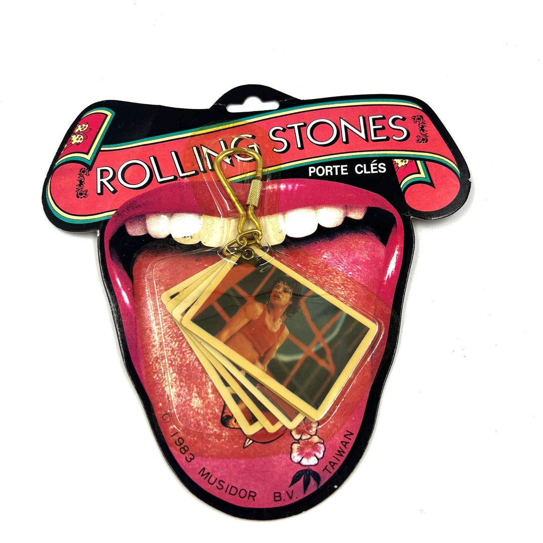 Rolling Stones Keychain N Original Packaging Vintage Keychain Etsy