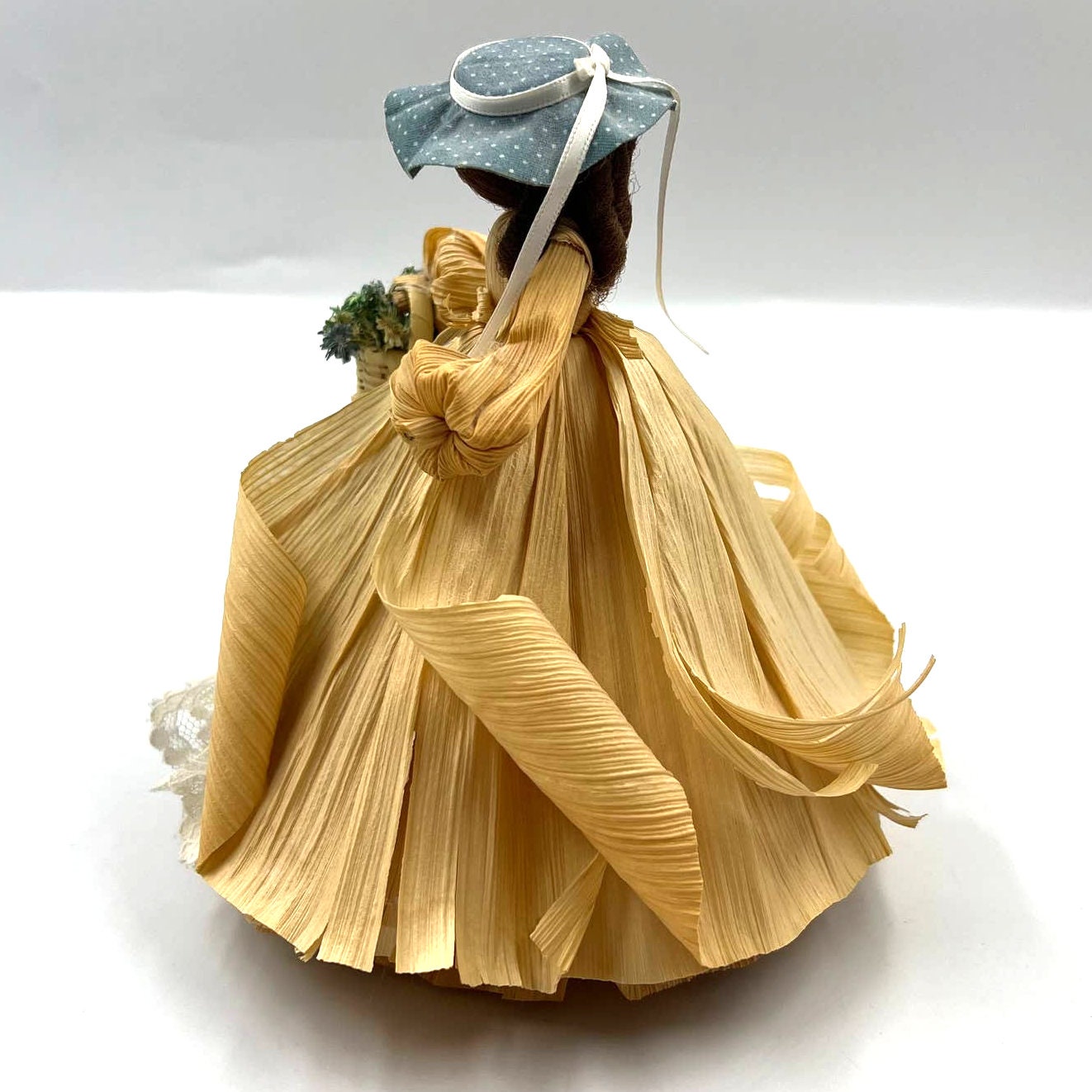 Vintage 1989 Nan's Nan Anderson Corn Husk Doll Folk Art Etsy