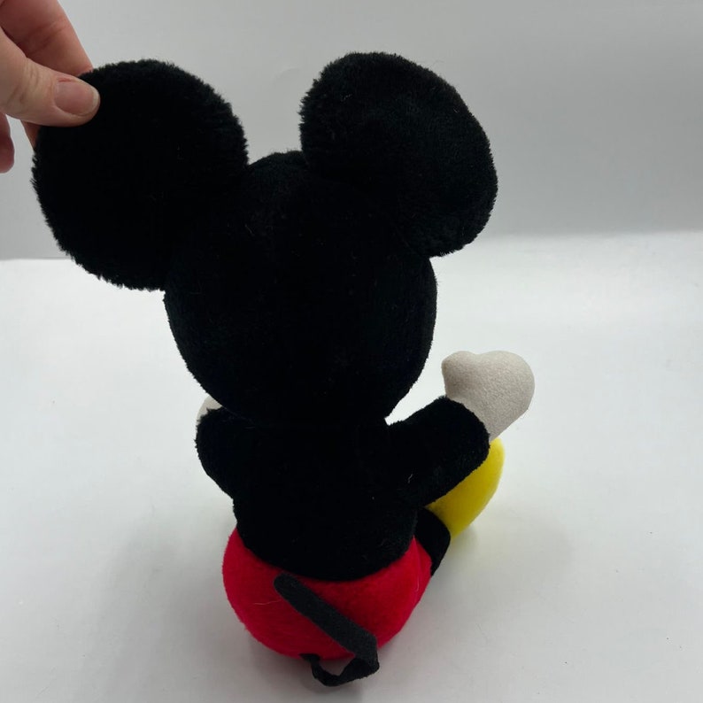 ヴィンテージ ディズニーランド ディズニーワールド ミッキーマウス ぬいぐるみ 赤 黄 黒 オリジナル 画像 7