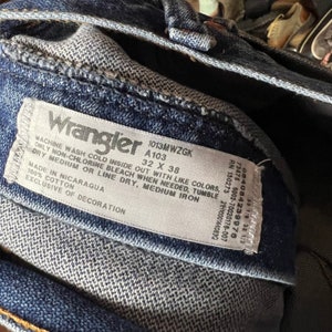 NOS Wrangler Pro Rodeo Competition Jeans Cowboy Cut Men's 32x38 Vintage NEWq image 8