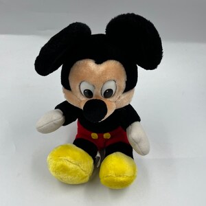 ヴィンテージ ディズニーランド ディズニーワールド ミッキーマウス ぬいぐるみ 赤 黄 黒 オリジナル 画像 2