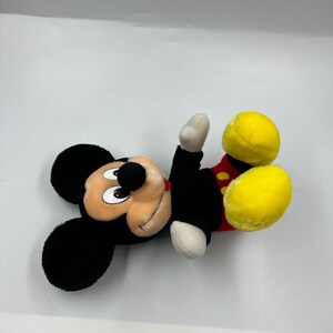 ヴィンテージ ディズニーランド ディズニーワールド ミッキーマウス ぬいぐるみ 赤 黄 黒 オリジナル 画像 9