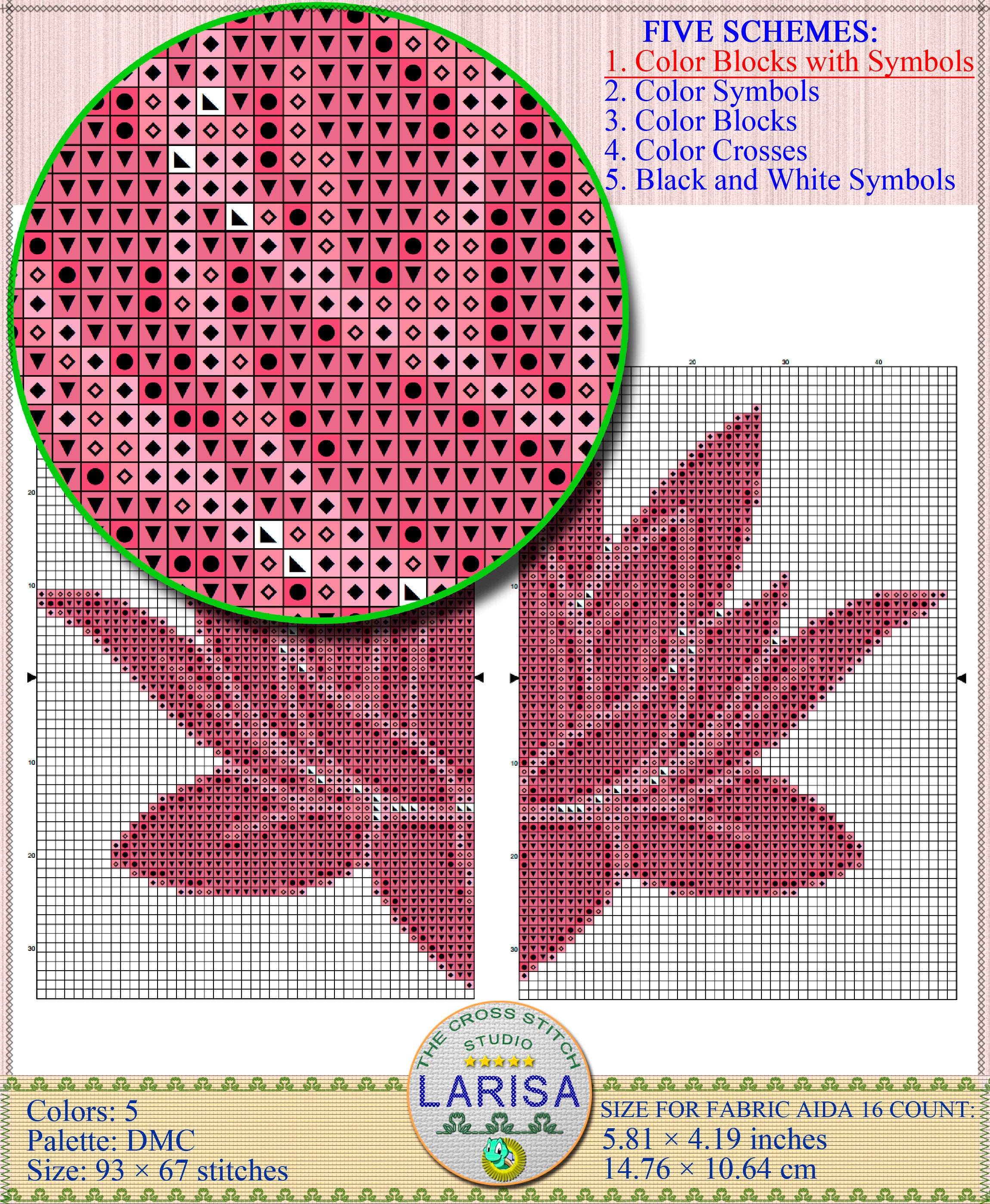 Pink Lotus Flower Cross Stitch Pattern Pink Lotus Etsy