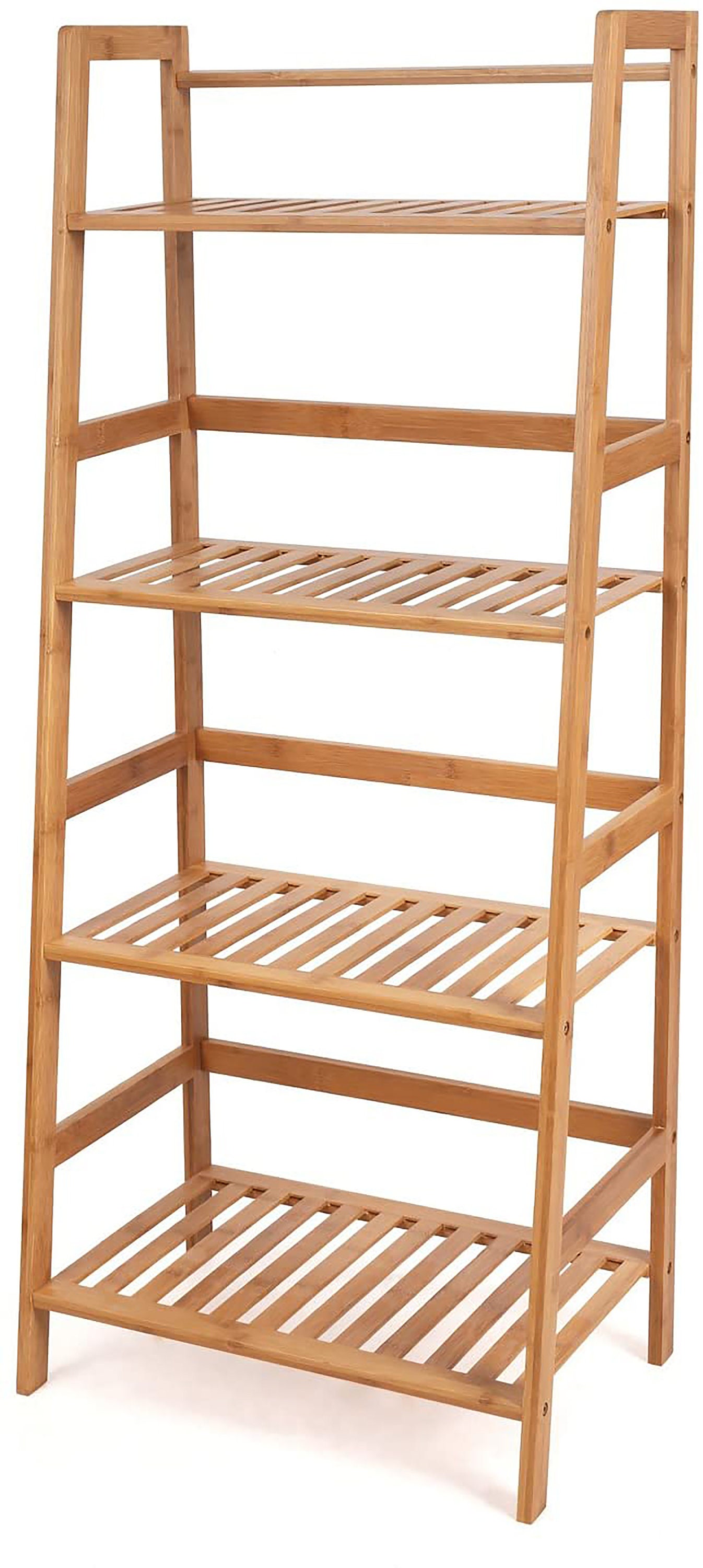 Bamboo Book Rack 4 Shelf Bookcase Multifunctional Etsy