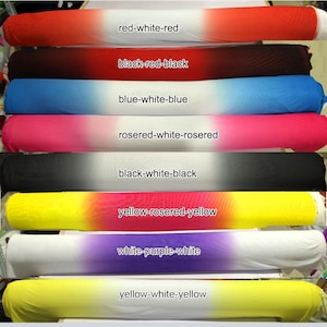 2 tone Gradient Stretchy Spandex Ombre Mesh Net Fabric Activewear Custume Chinese Hanfu Making elastic mesh BY YARD