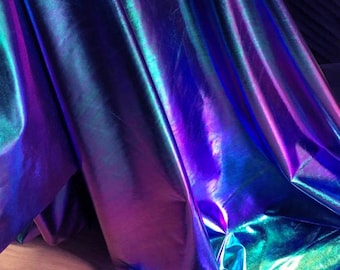 Dance Costume Lycra Fabric Light Purple Shiny Nylon sold by the 1/2 metre