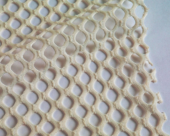 Stretch Dress Net Fabric Large Mesh Cloth Fishnet Pre Cut Fabric for DIY  Clothes Pants Shoulders Home Decoration
