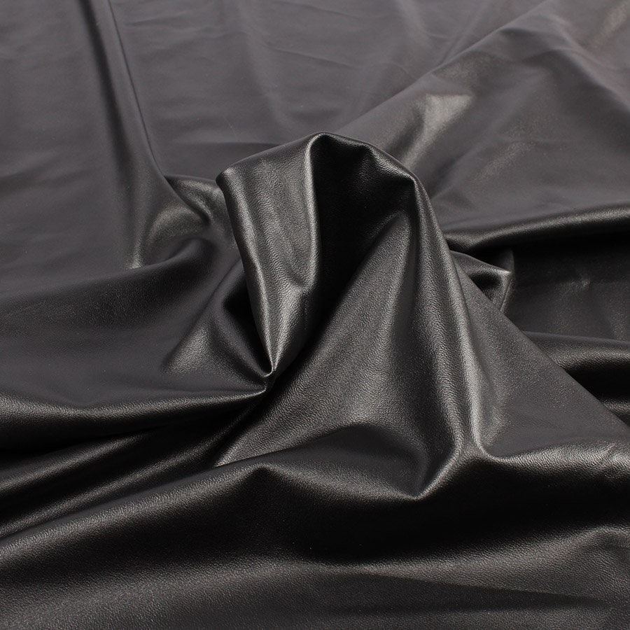 4-Way Super Stretch Fabric, Vinyl Fabric, Black – Wyla Inc