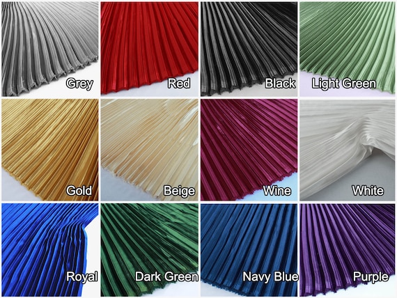 Glossy Pleated Fabric Big Stripes Crushed Satin for Pleated Dress Clothing  Making Sold by Meter **IMPORTANT See Size Specific in 2nd Photo** - Etsy UK