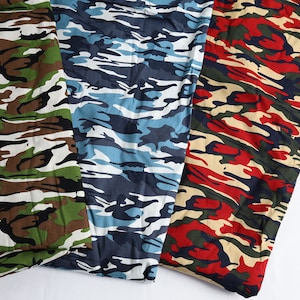 100% Cotton Army Camouflage Camo Print Poplin Fabric Sewing DIY Craft 145cm wide Sold By The Yard