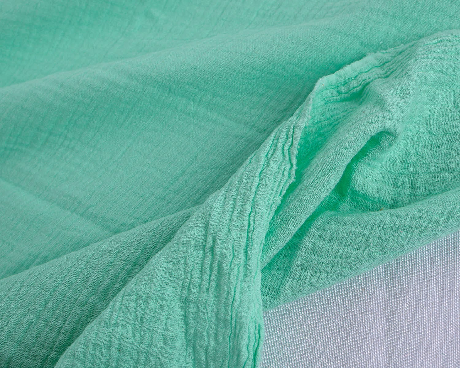 2-layered Crinkle Cotton Gauze Muslin Fabric 135cm Wide Sold by