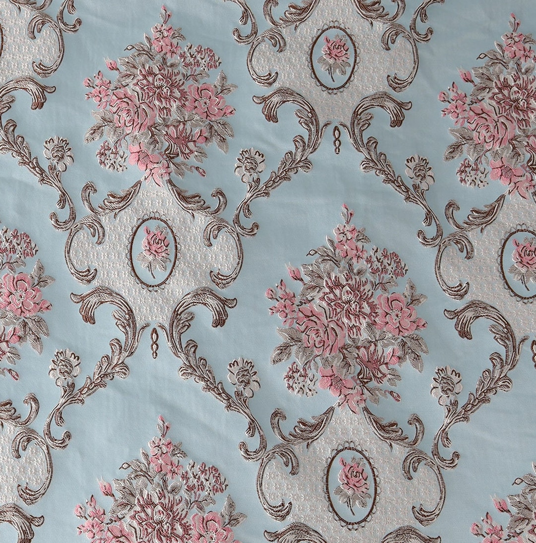 Damask upholstery fabric discount