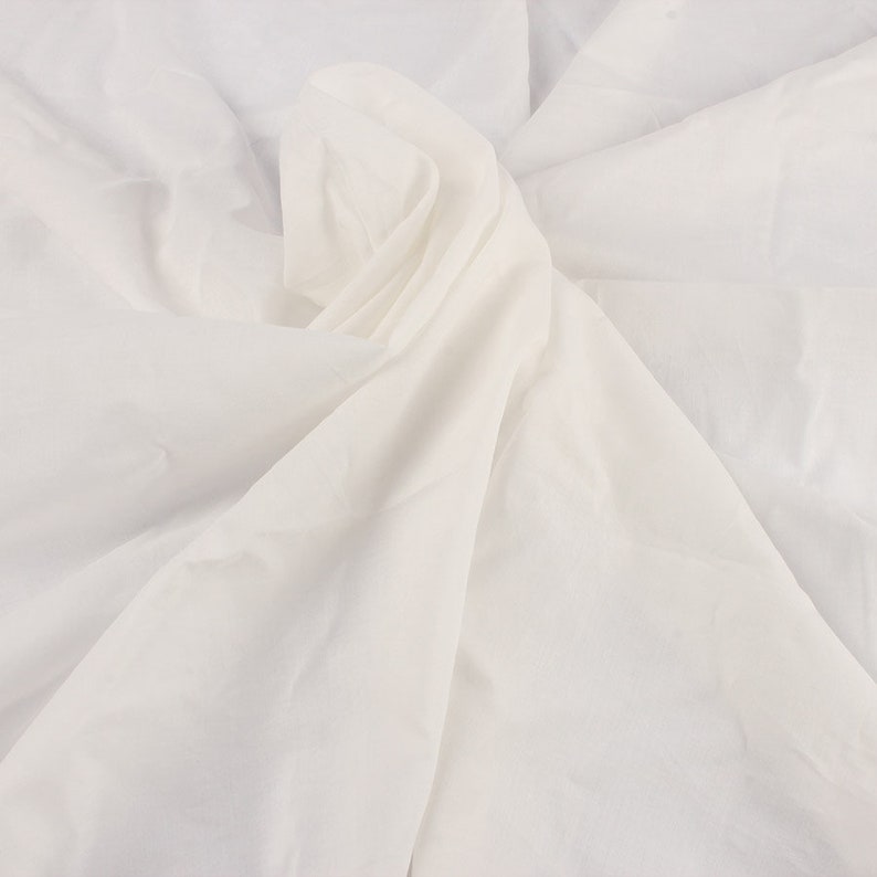 1 yard thin soft pure cotton lining fabric solid color Etsy