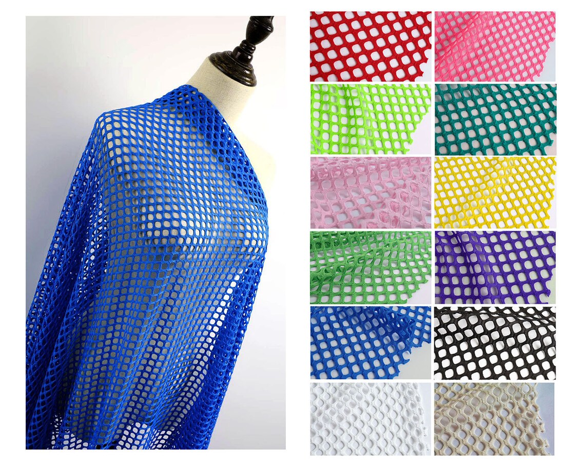 Dia.1cm Diamond Holes Mesh Polyester Fabric Small Etsy