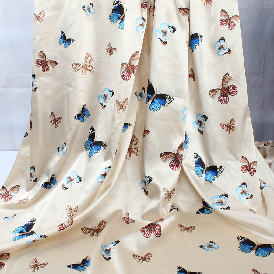 Magic Color Chiffon 30D Cation Chiffon Fabric DIY Cloth Dress Costume Hanfu  Subsemi New Arrive Imitated Silk Fabric 