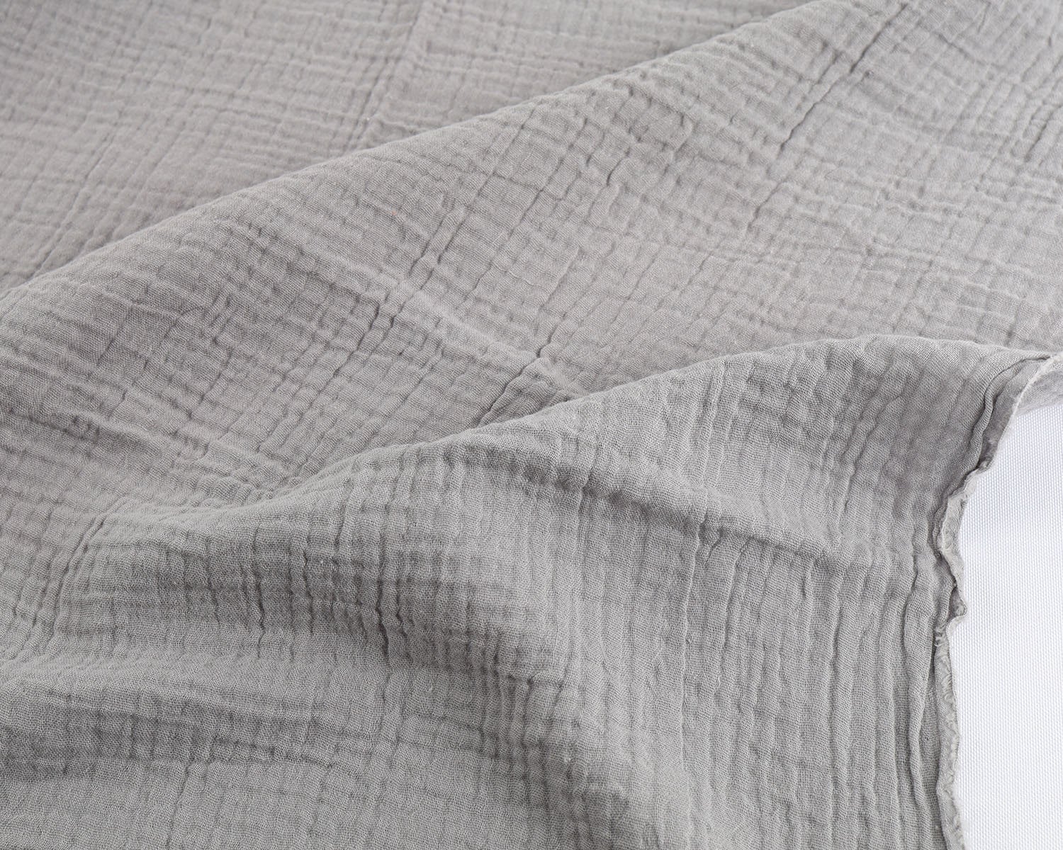 2-layered Crinkle Cotton Gauze Muslin Fabric 135cm Wide Sold