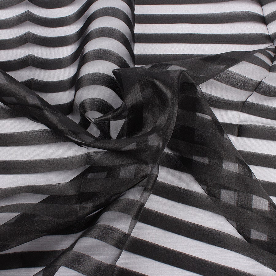 Striped Mesh Fabric Etsy UK