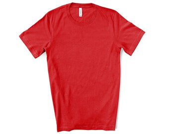 red t shirt blank