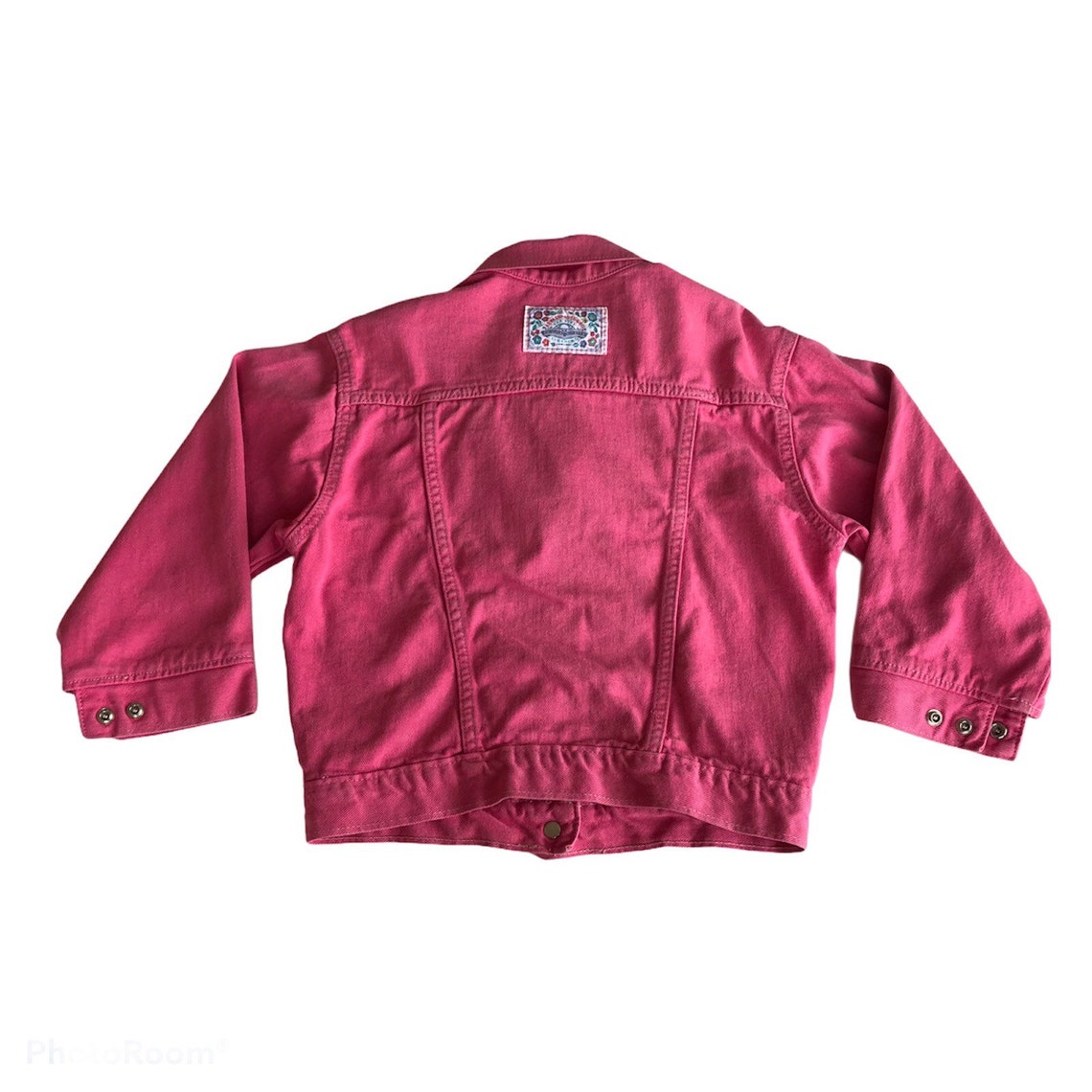 Vintage Little Levis Jean Denim Trucker Jacket girls Pink size Etsy