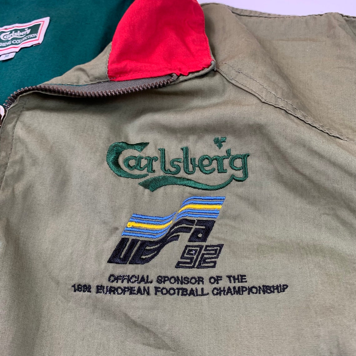 Vintage Carlsberg Beer UEFA Football Championship Jacket 1992 | Etsy