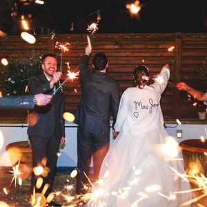 Wedding Cardigan Embroidery Send In Service: Personalised Bridal Cardigan image 16