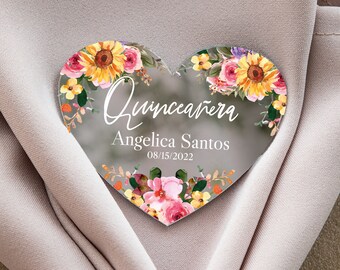 Botanical personalized favor | unique Quinceañera favor | party Keepsake | thank you favors | Quinceañera favor | fairy wedding favors