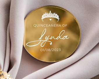 Simple modern party favor | unique Quinceañera favor | personalized Keepsake | thank you favors | Quinceañera favor | fairy wedding favors