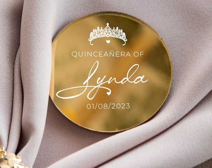 Simple modern party favor | unique Quinceañera favor | personalized Keepsake | thank you favors | Quinceañera favor | fairy wedding favors
