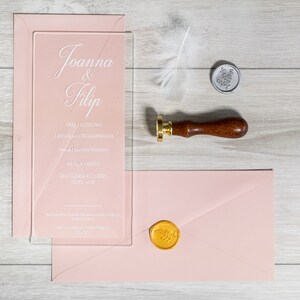 Faire-part de mariage romantique | faire-part de cérémonie simple | faire-part de mariage | carte de proposition | Retenez la date élégante | invitations transparentes