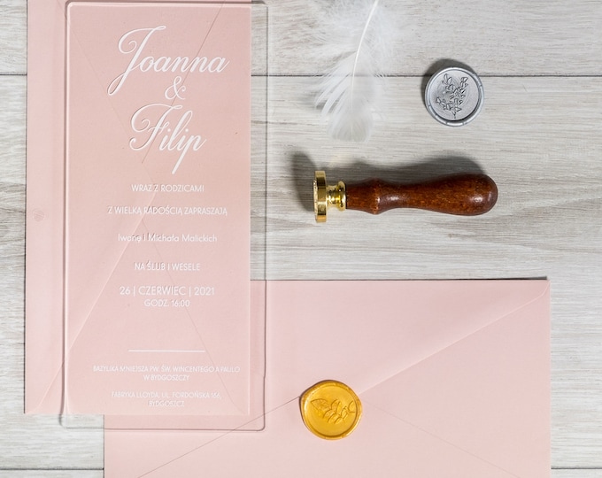 Romantic wedding invites | simple ceremony invitation | marriage announcement | proposal card | elegant save the date | transparent invites