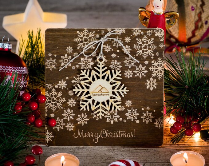 Retro festive card | christmas greetings | holiday gift for a friend | winter wishes for grandma