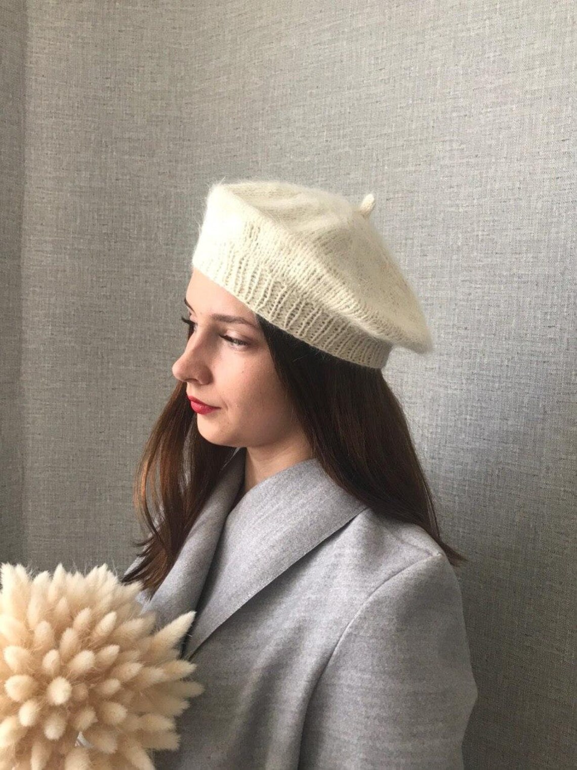 French beret. Pink beret hat. Women's berets fashionable Etsy