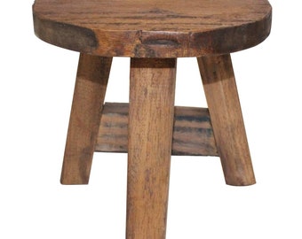 Rustic Stool Etsy
