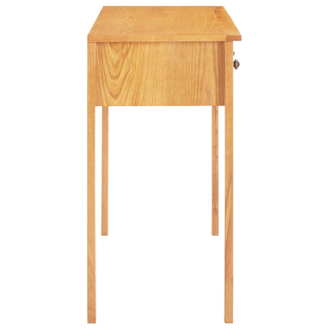 Rustic Solid Oak Wood Console Table With 3 Drawers Etsy