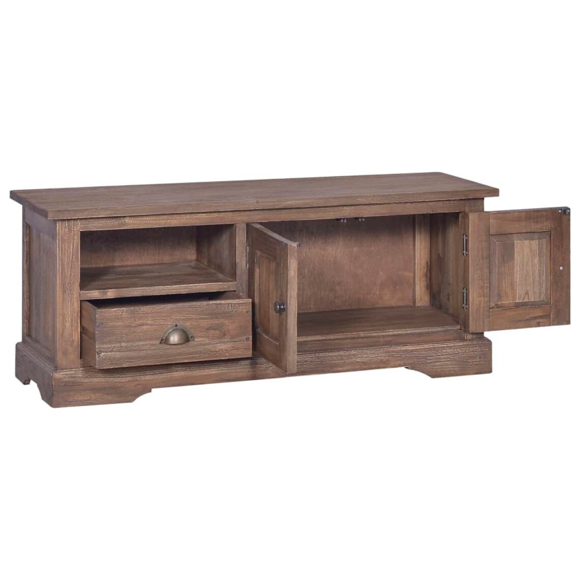 Colonial Solid Teak Wood TV Stand Rustic TV with 1 Etsy