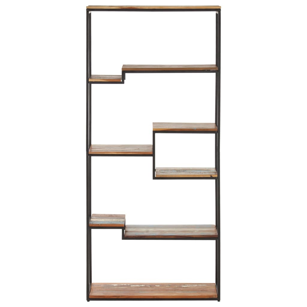 Farmhouse Tall Bookcase Solid Wood Industrial Rustic Etsy