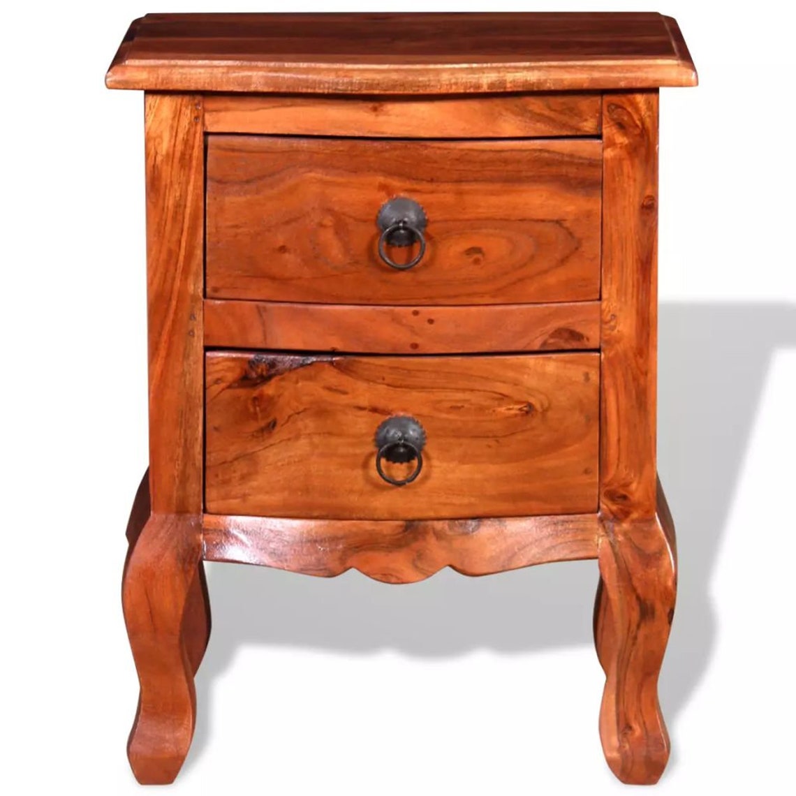 Acacia Wood Nightstand