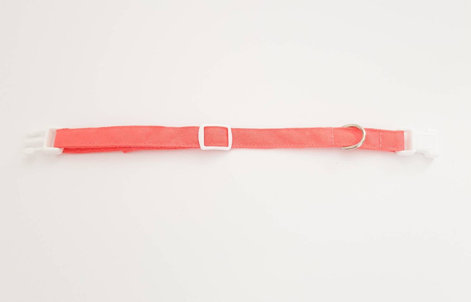 Coral Pink Quick Release Breakaway Cat Collar Etsy