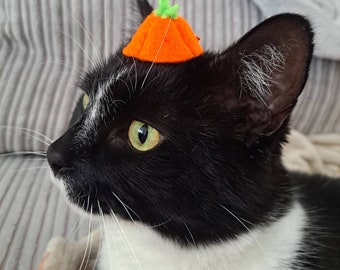 Orange Felt Party Hat