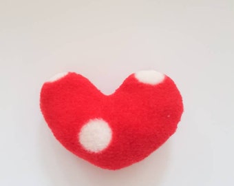 Small Catnip Heart Cat Toy