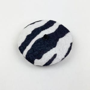 ミニゼブラ柄ベレー帽ペット帽子