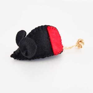 Clubhouse Jingle Mouse Felt Sisal Cat Toy