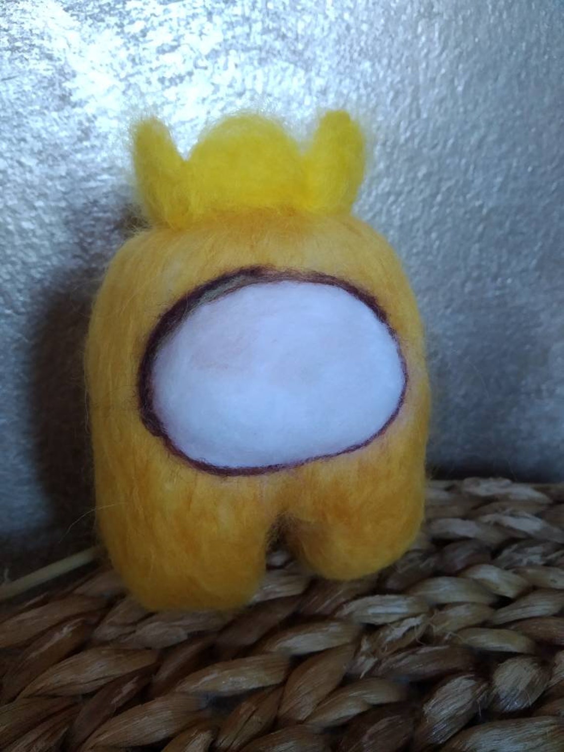 Felted toy wool toy imposter yellow. | Etsy