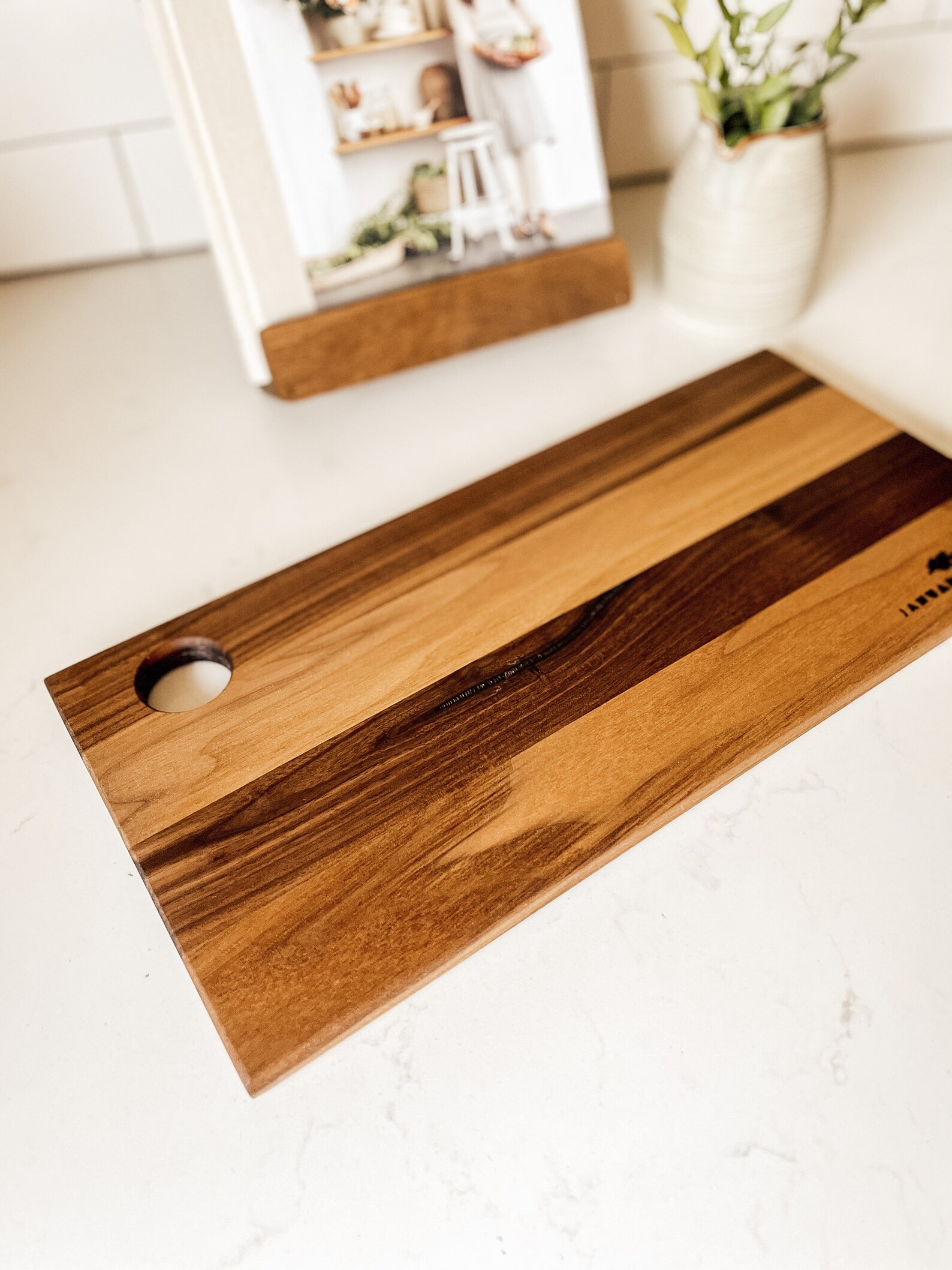 Walnut Cutting Board with Hanging Hole Etsy