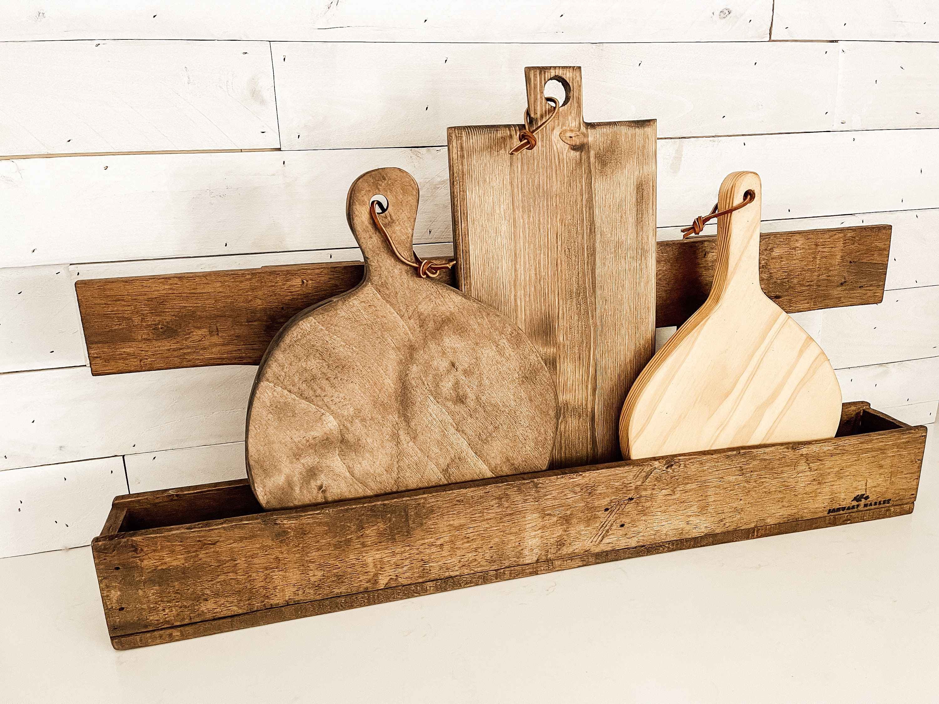 Rustic Bread Board Holder Etsy
